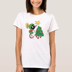 MARVIN THE MARTIAN™ sätter stjärna på julgranen T-shirt
