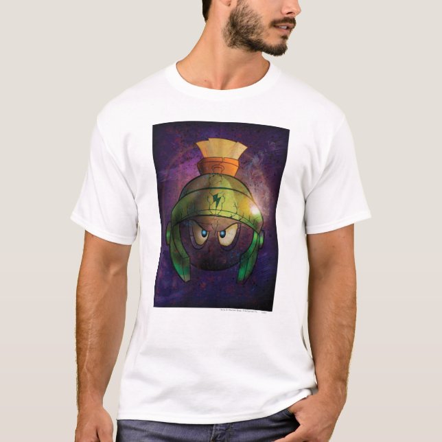 MARVIN THE MARTIAN™ Strids härdad T-shirt (Framsida)