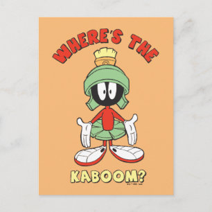 MARVIN THE MARTIAN™ Var är Kaboom? Vykort