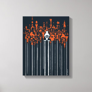 MARVIN the MARTIAN™ Weapons of Mass Destruction Canvastryck