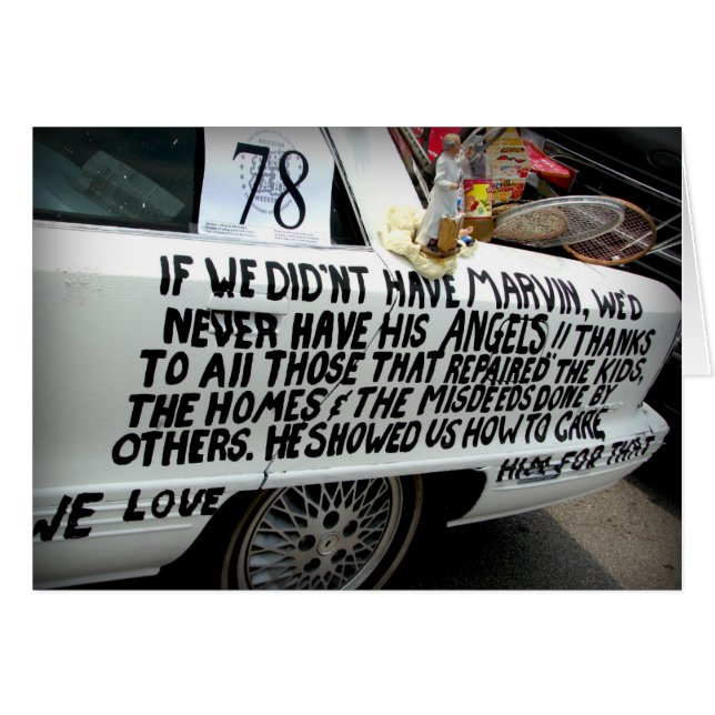 marvins änglar OBS kort (Framsidan Horizontal)