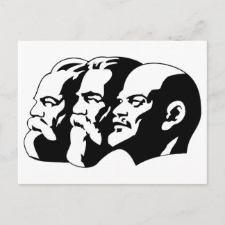 Marx, Engels et Lénin Vykort