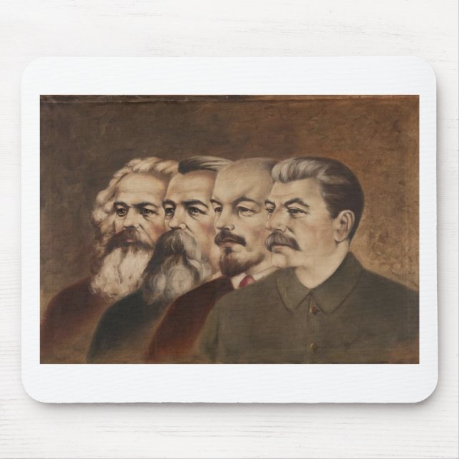 Marx, Engels, Lenin och Stalin Musmatta (Framsidan)