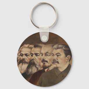 Marx, Engels, Lenin och Stalin Nyckelring