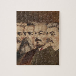Marx, Engels, Lenin och Stalin Pussel