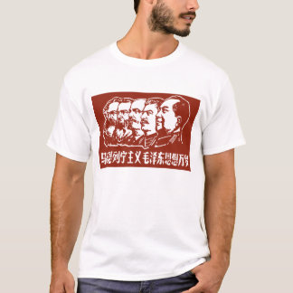 Marx, Engels, Lenin, Stalin och Mao T-shirt