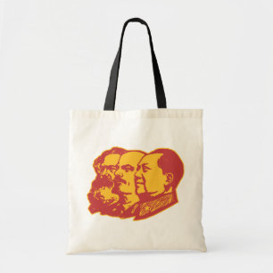 Marx Lenin Mao porträtt Tygkasse
