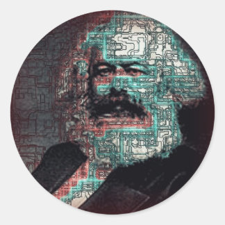 Marx Runt Klistermärke