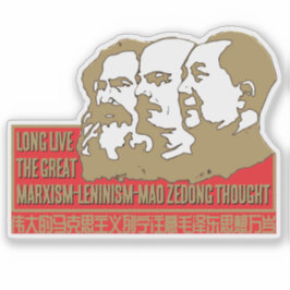 Marxism-leninism-Mao Zedong-tanke Klistermärken