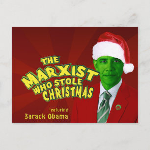 Marxist som lagrar jul helg vykort