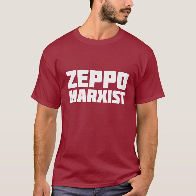 MARXISTISK t-skjorta för ZEPPO T-shirt (Framsida)