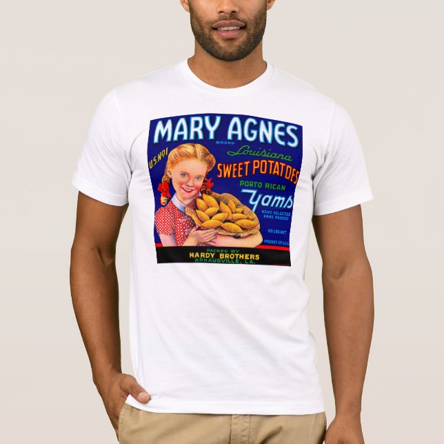 Mary Agnes Louisiana Yams T-shirt (Framsida)