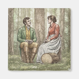 Mary and Tom in "The Other Bennet Sister" Magnet