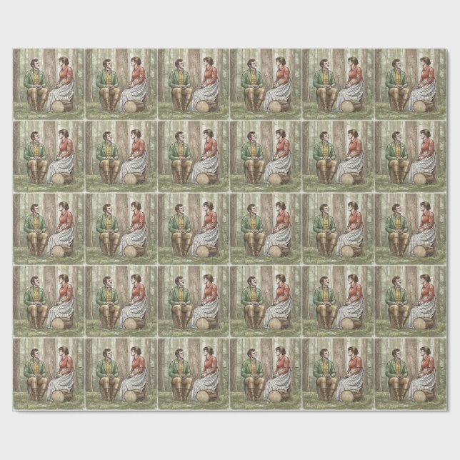 Mary and Tom in "The Other Bennet Sister" Presentpapper (Platt)