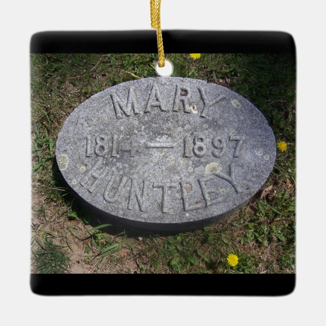 Mary Ann Huntley 1814-1897 Julgransprydnad Keramik (Framsida)