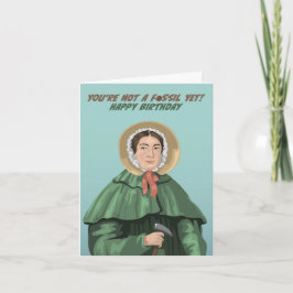 Mary Anning att du inte är Fossil Birthday Kort