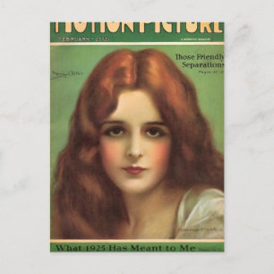 Mary Astor 1926-filmtidning Vykort