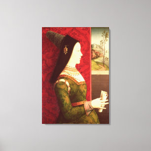 Mary av den Burgundy dottern av Charles det djärv Canvastryck