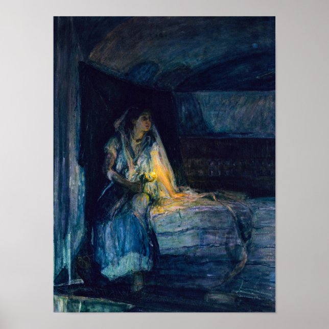 Mary av Henry Ossawa Tanner Poster (Framsidan)