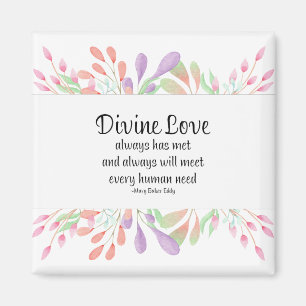 Mary Baker Eddy Divine Kärlek Inspiring Quote Magnet