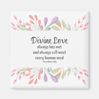 Mary Baker Eddy Divine Kärlek inspiring Quote Magnet