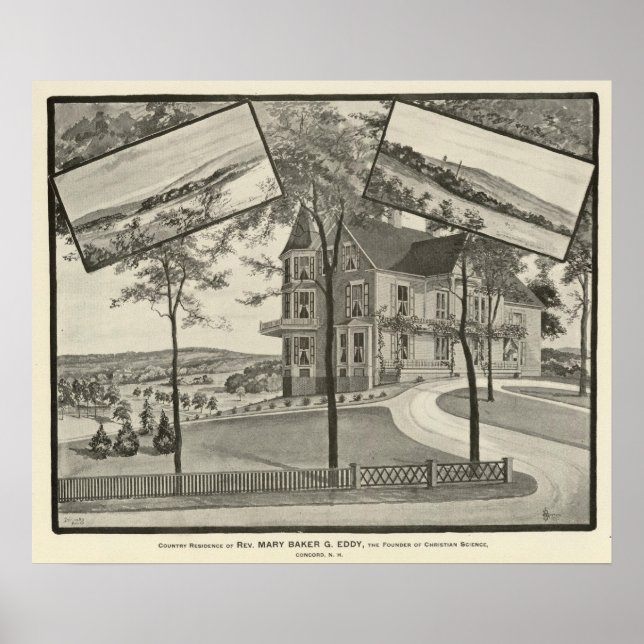 Mary Baker Eddy hemvist Poster (Framsidan)