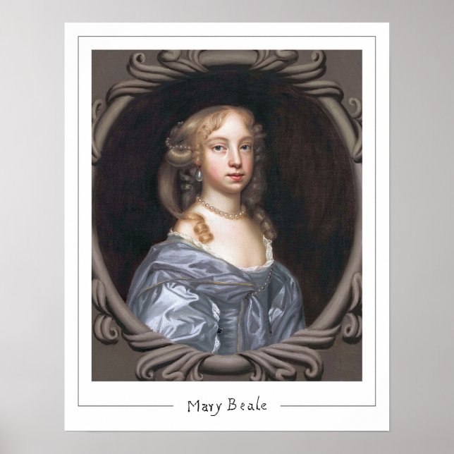 Mary Beale Zedign konstaffisch #2 Poster (Framsidan)