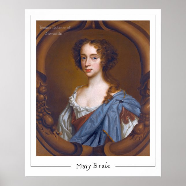 Mary Beale Zedign Konstaffisch #3 Poster (Framsidan)