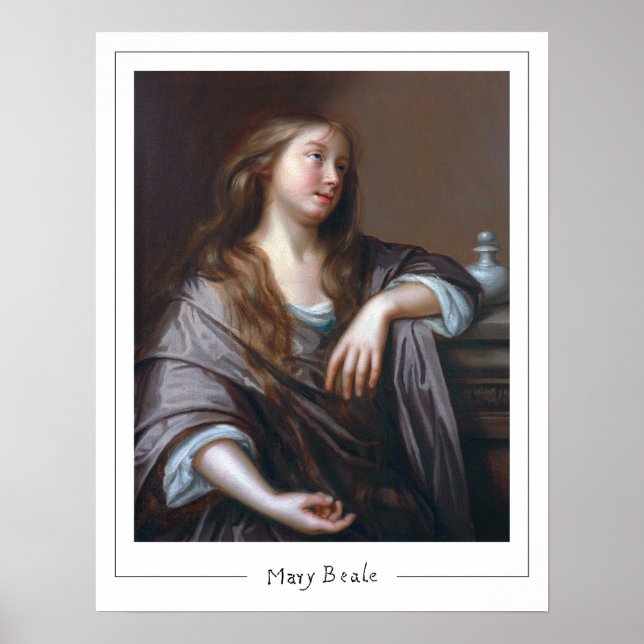 Mary Beale Zedign konstaffisch #4 Poster (Framsidan)