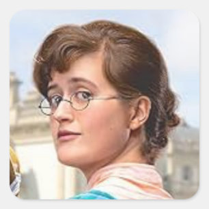 Mary Bennet Fyrkantigt Klistermärke