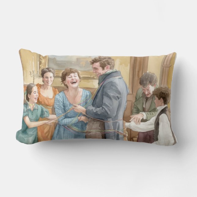 Mary Bennet's story in a Throw Pillow Lumbarkudde (Framsida)