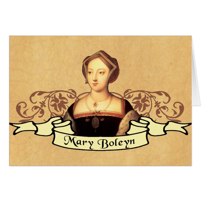 Mary Boleyn Hälsningskort (Framsidan Horizontal)