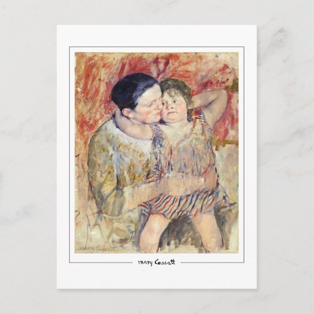 Mary Cassatt #129 - Finkonst Postkort Vykort (Framsida)