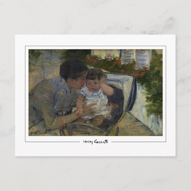 Mary Cassatt #12 - Finkonstkort Vykort (Framsida)