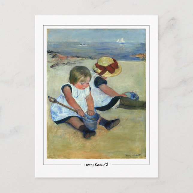 Mary Cassatt #140 - Finkonstkort Vykort (Framsida)