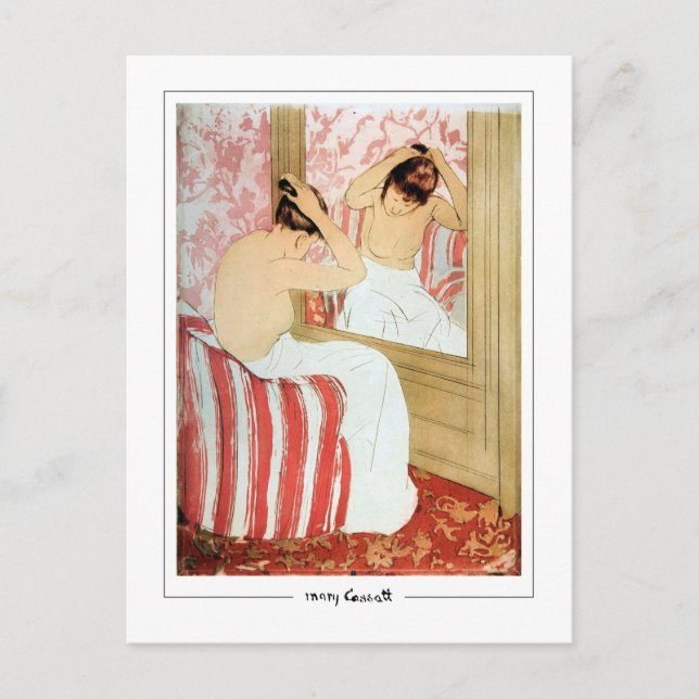 Mary Cassatt #156 - Fin konst vykort (Framsida)