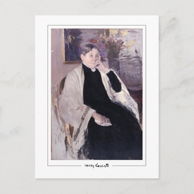 Mary Cassatt #221 - Finkonstkort Vykort (Framsida)