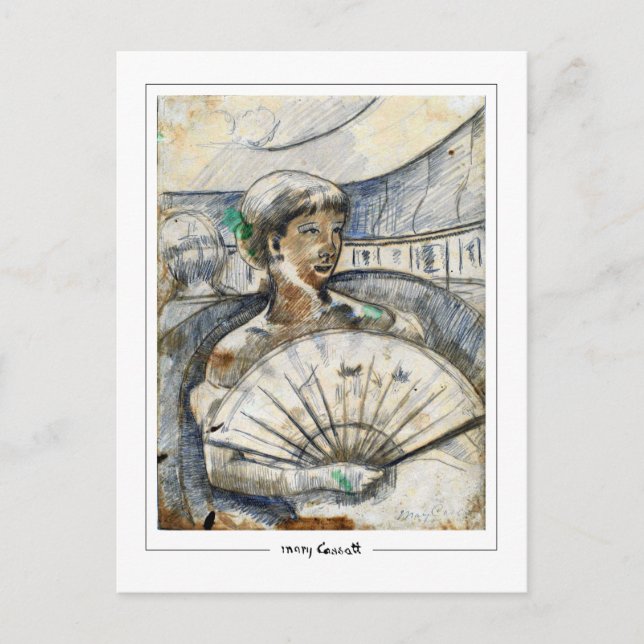 Mary Cassatt #312 - Finkonst Postkort Vykort (Framsida)