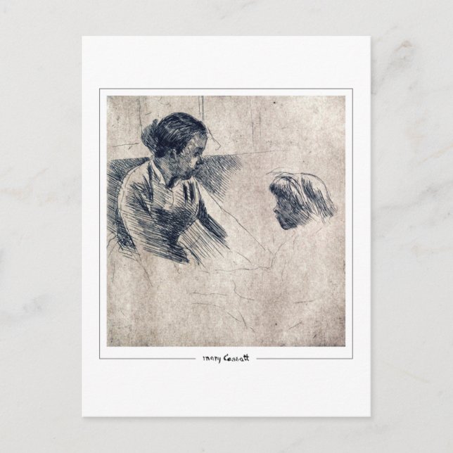 Mary Cassatt #342 - Fint konst-kort Vykort (Framsida)