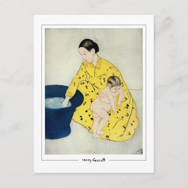 Mary Cassatt #44 - Finkonst Postkort Vykort (Framsida)