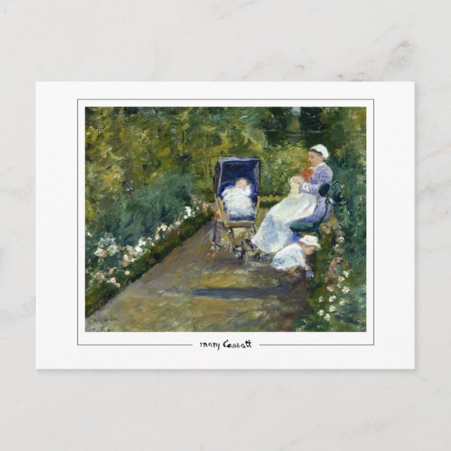 Mary Cassatt #5 - Finkonstkort Vykort (Framsida)