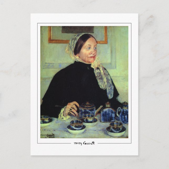 Mary Cassatt #72- - Fin konst vykort (Framsida)