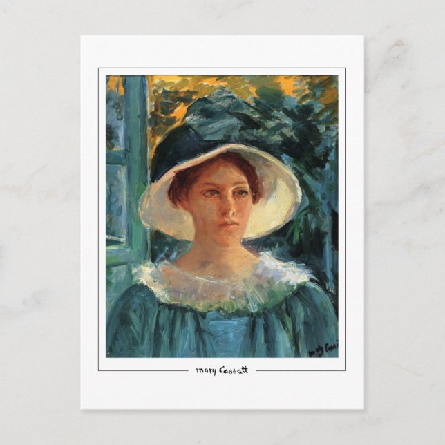 Mary Cassatt #90- - Finkonst Postkort Vykort (Framsida)