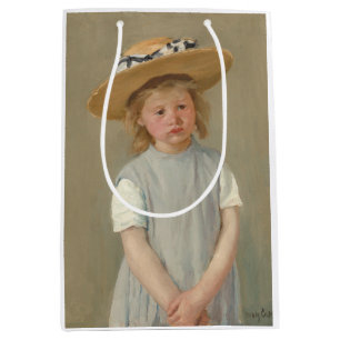 Mary Cassatt - Barn i en straw Hat