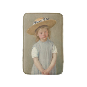 Mary Cassatt - Barn i en straw Hat Badrumsmatta