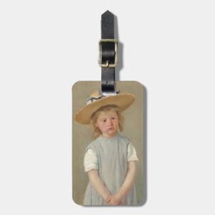 Mary Cassatt - Barn i en straw Hat Bagagebricka
