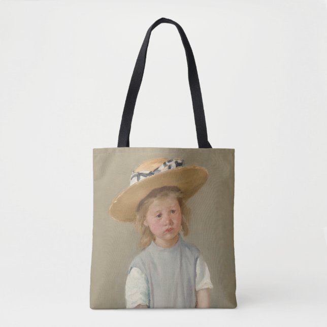 Mary Cassatt - Barn i halmhatt Tygkasse (Framsida)