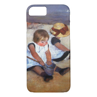 Mary Cassatt barn på stranden