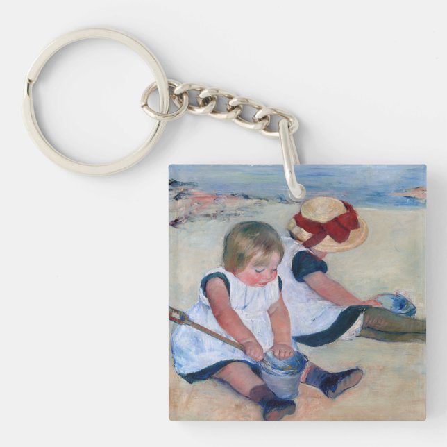 Mary Cassatt Barn som leker på stranden 1884 (Framsidan)