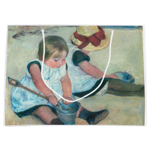 Mary Cassatt - Barn som spelar på stranden